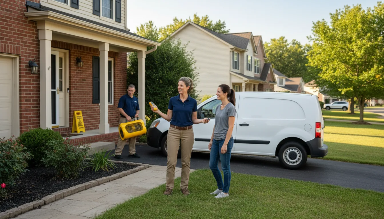 Water restoration image for Mildew Remediation in Sextonville, WI